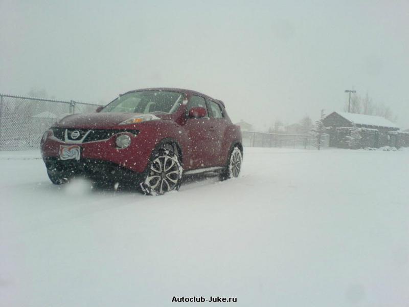 Nissan Juke зимой